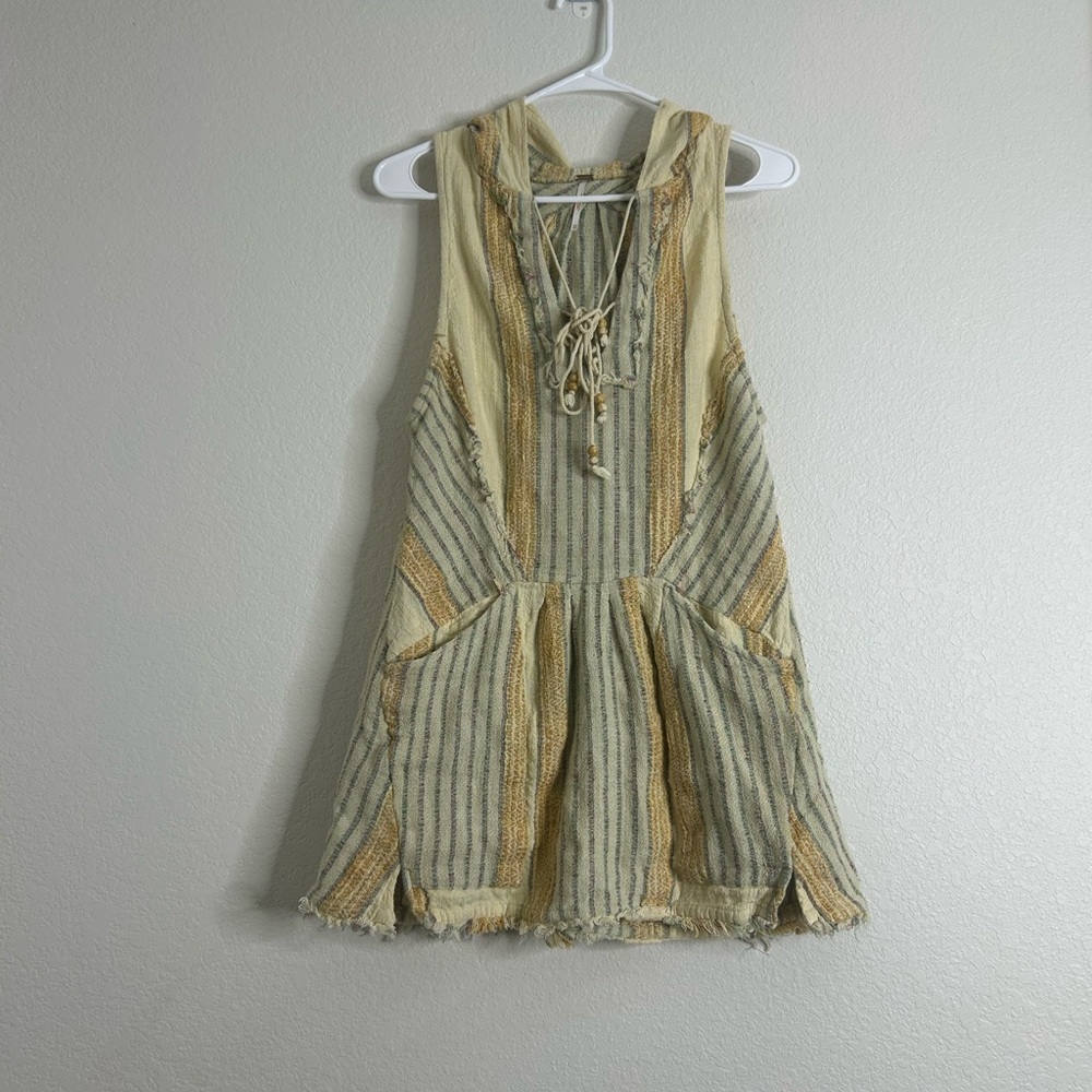 Free People Yellow & Green mini dress - Picture 2 of 11